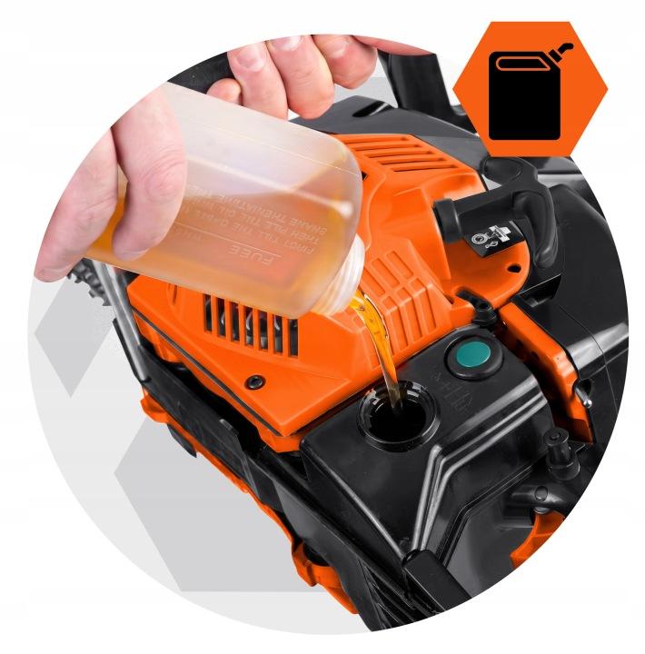 Detail produktu Benzínová reťazová píla na drevo Humberg HM-662 s lištami 40 a 50 cm J-566200