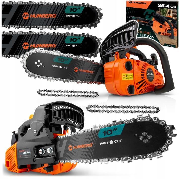 Detail produktu Benzínová reťazová píla na drevo Humberg HM-663 25 cm (10") J-566300