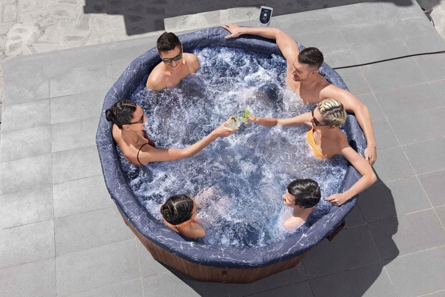Detail produktu Nafukovacia vírivka Bestway Lay-Z Spa Toronto pre 5 až 7 osôb 190 × 190 x 70 cm J-6001W