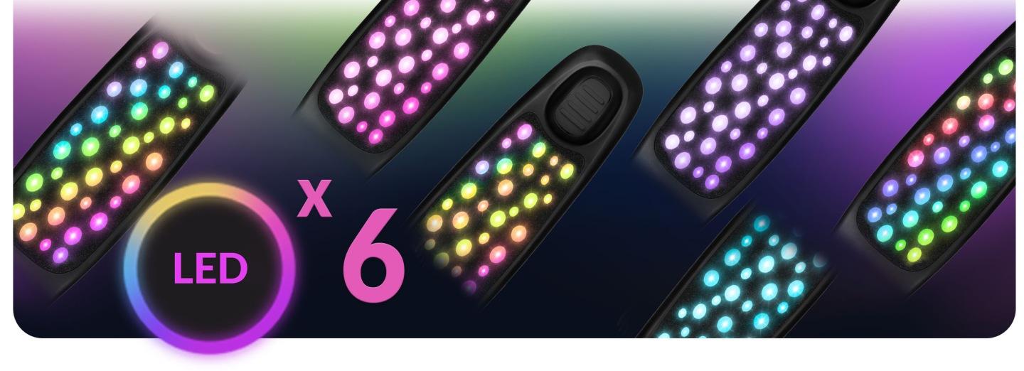 Detail produktu 6: Detská 3-kolesová balančná kolobežka s LED svetlami Ricokids Glowi – čierna