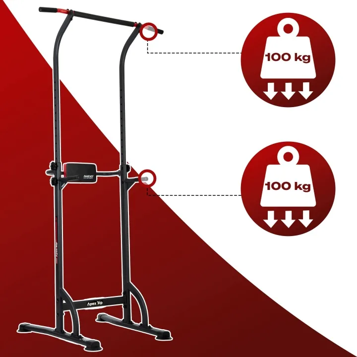 Detail produktu 7: Voľne stojaca hrazda na príťahy, stabilná, nosnosť 100 kg Neo-Sport 130300