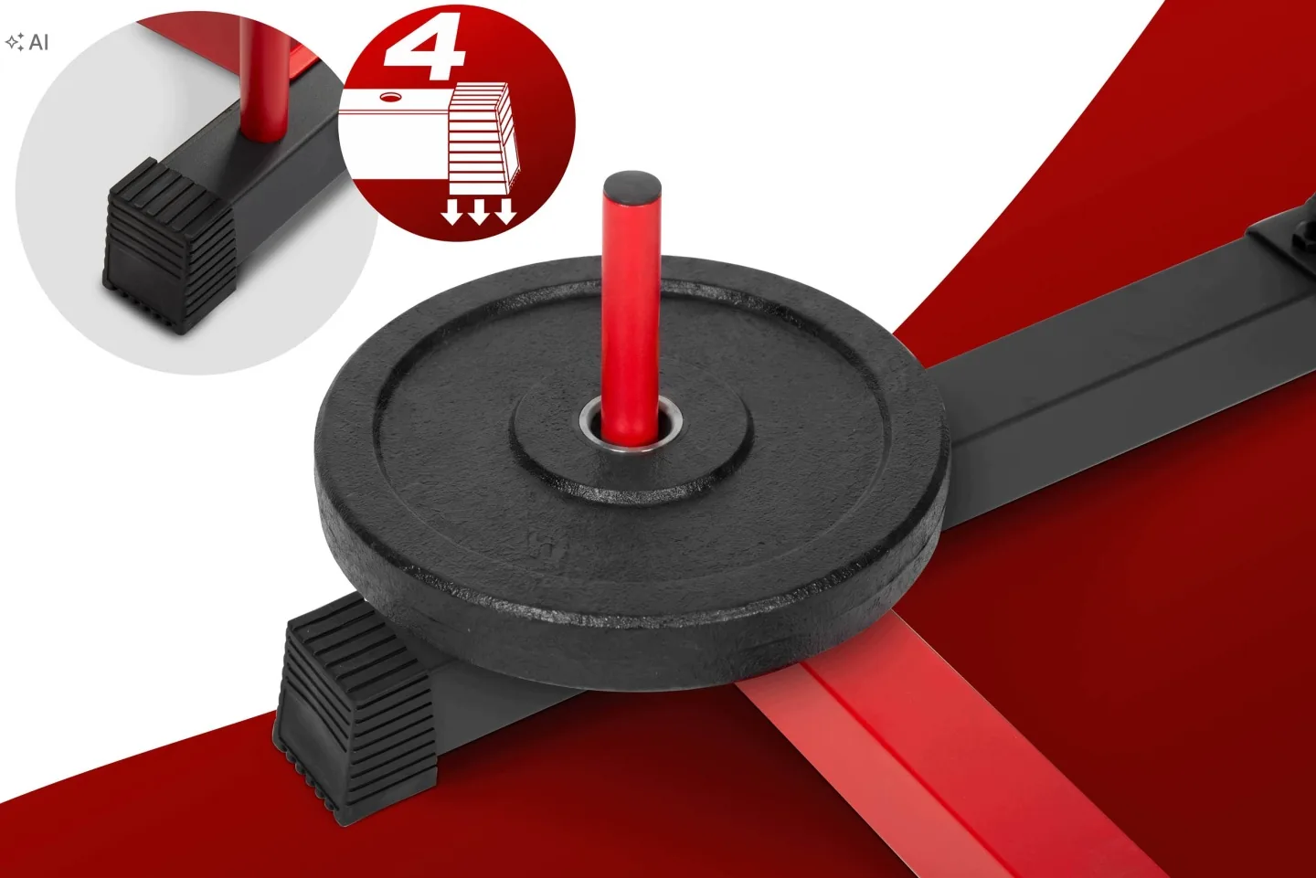 Detail produktu 11: Stacionárny hrazdový stojan na činku Neo-Sport Apex Frame 130400