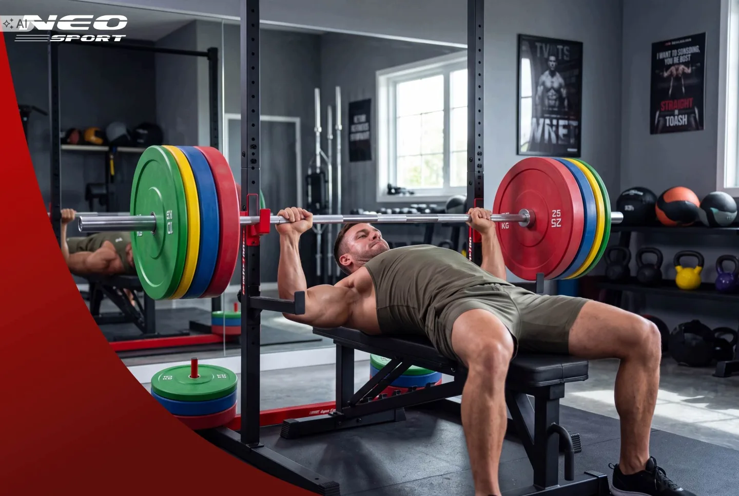 Detail produktu 17: Stacionárny hrazdový stojan na činku Neo-Sport Apex Frame 130400