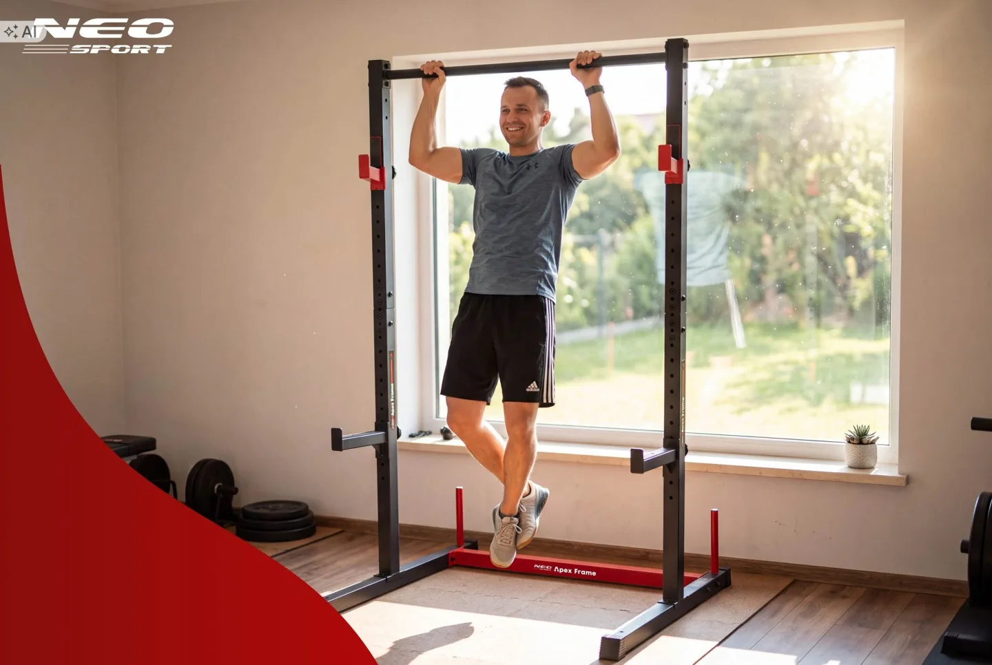 Detail produktu 24: Stacionárny hrazdový stojan na činku Neo-Sport Apex Frame 130400