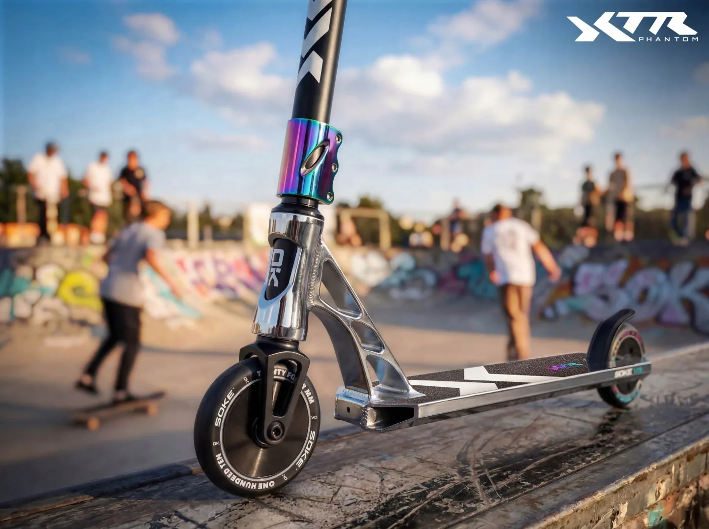 Detail produktu 9: Freestylová kolobežka SOKE XTR strieborno-čierna