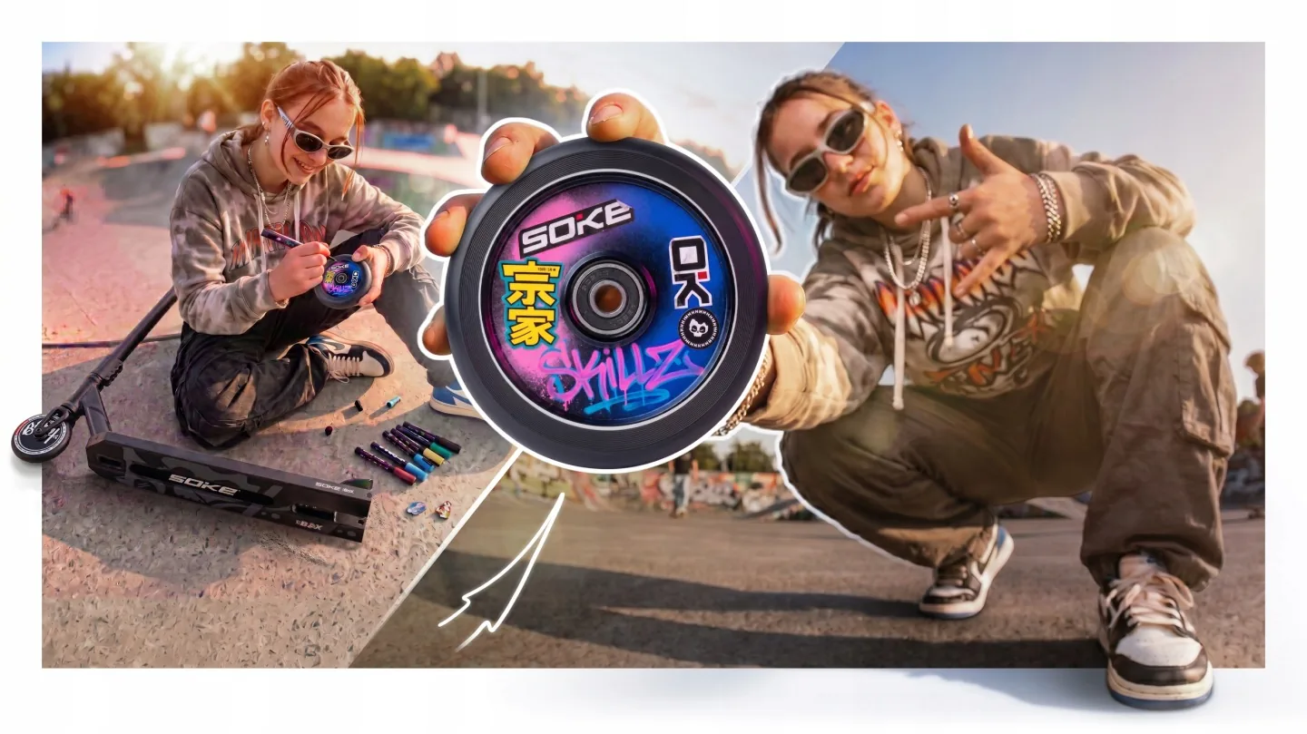 Detail produktu 6: Freestylová kolobežka SOKE BOX čierna