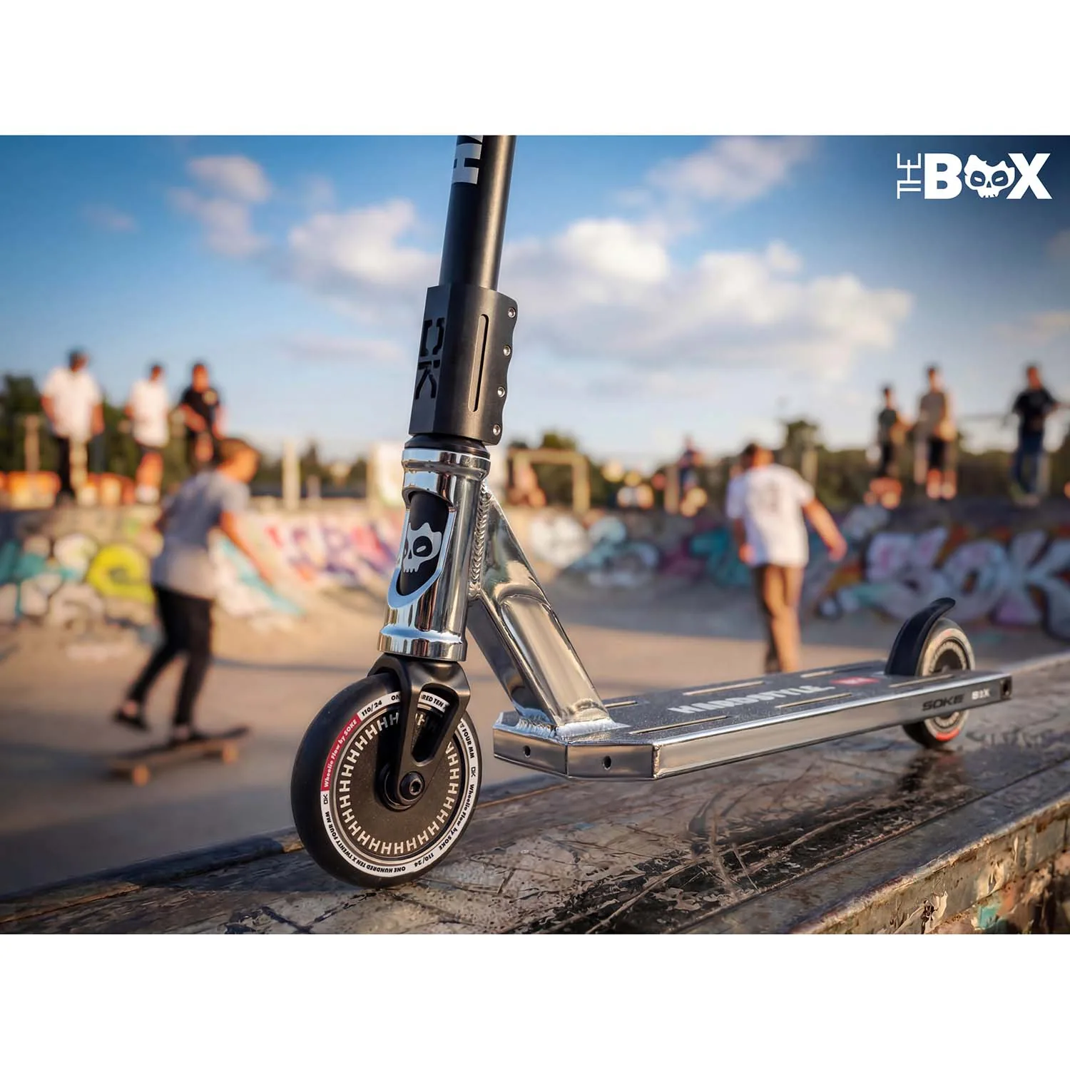 Detail produktu 5: Freestylová kolobežka SOKE BOX strieborno-čierna