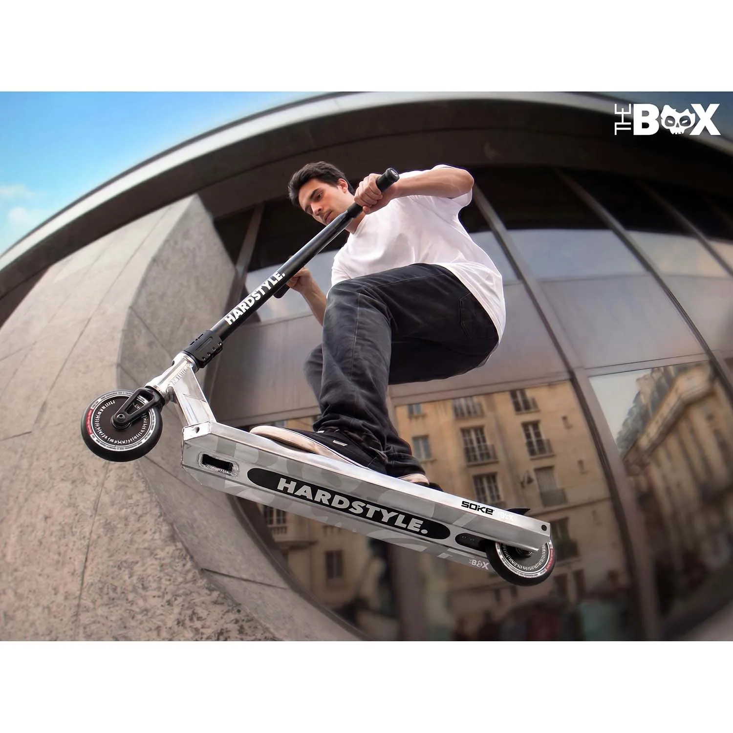 Detail produktu 4: Freestylová kolobežka SOKE BOX strieborno-čierna