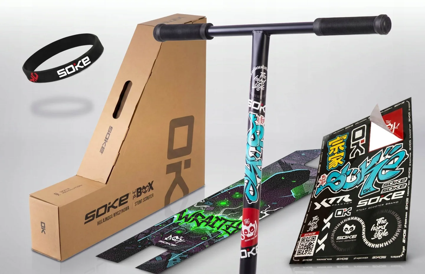Detail produktu 17: Freestylová kolobežka SOKE BOX strieborno-čierna