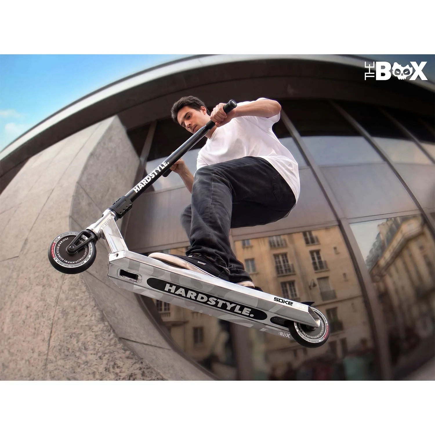 Detail produktu 4: Freestylová kolobežka SOKE BOX strieborno-čierna