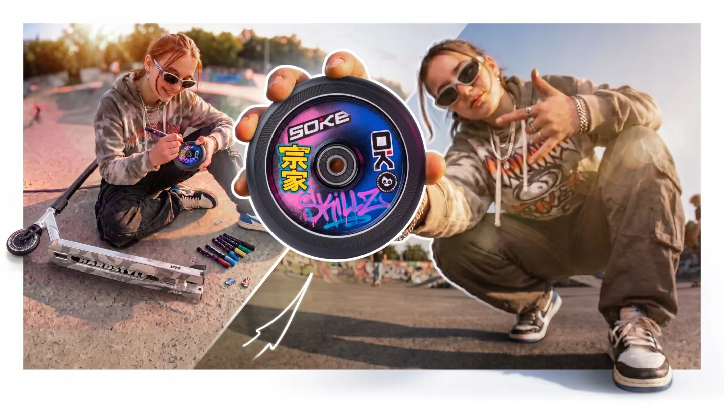 Detail produktu 7: Freestylová kolobežka SOKE BOX strieborno-čierna