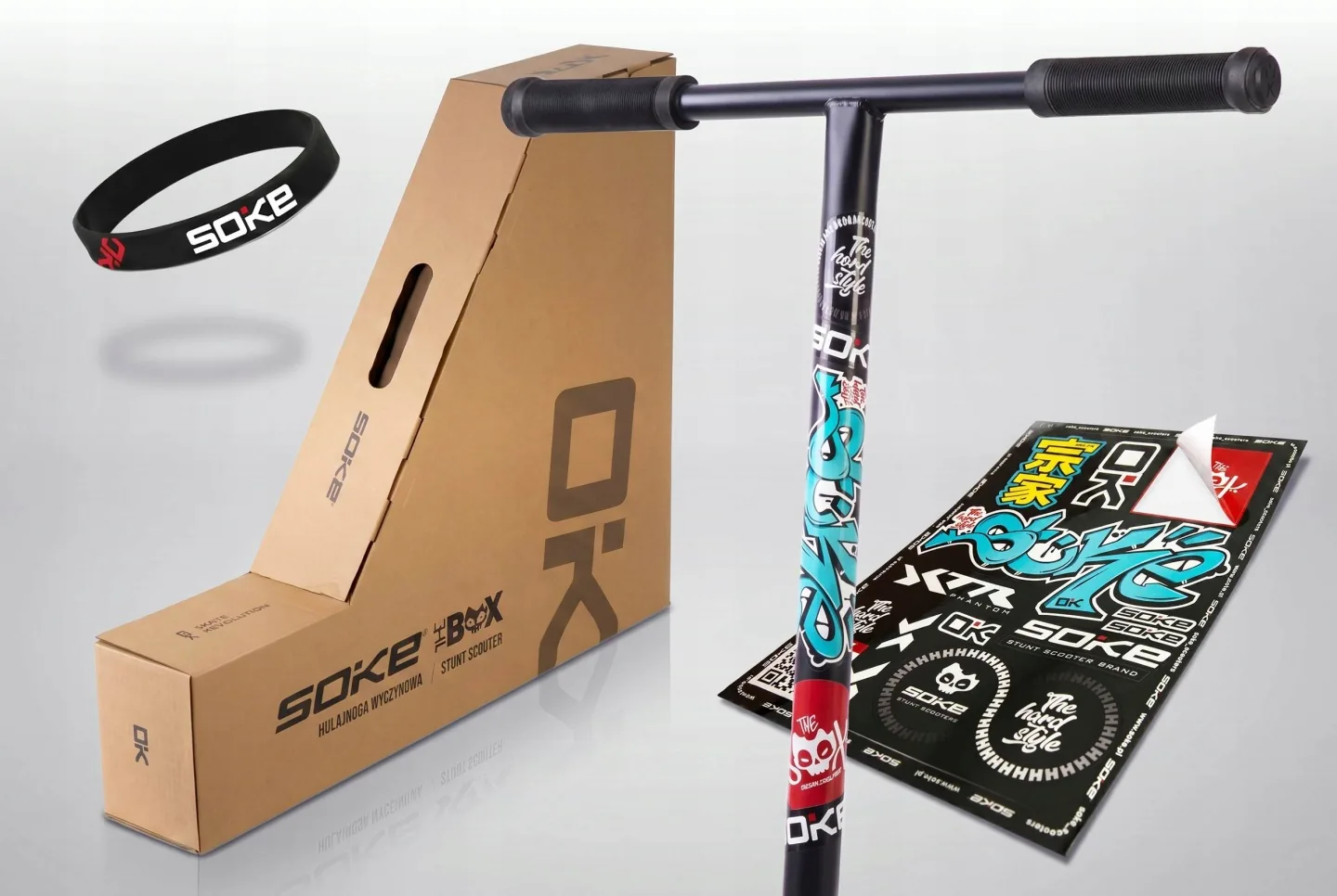 Detail produktu 16: Freestylová kolobežka SOKE BOX strieborno-čierna