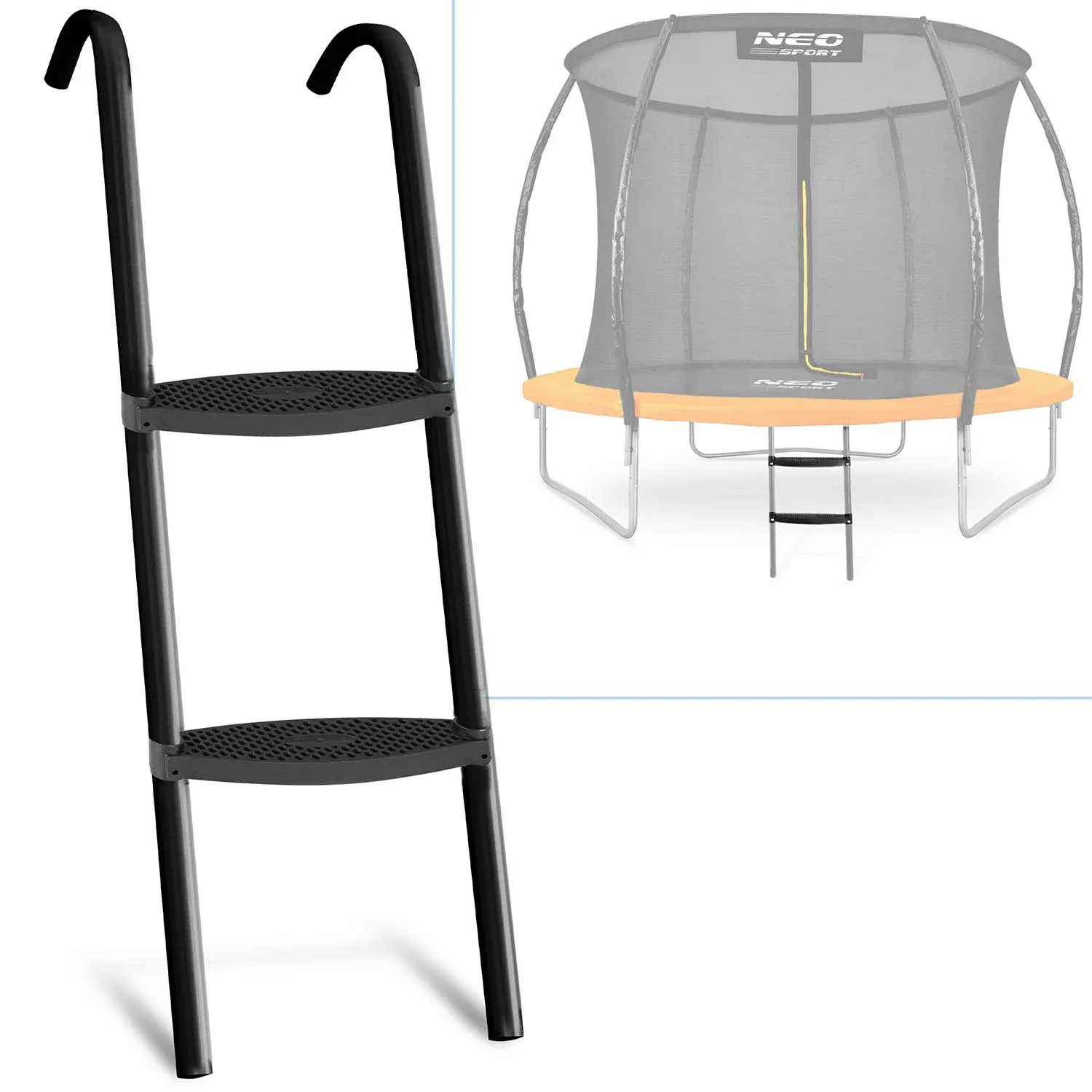Rebrík k trampolíne C 183-252 cm 6-8 ft 2-stupňový Neo-Sport