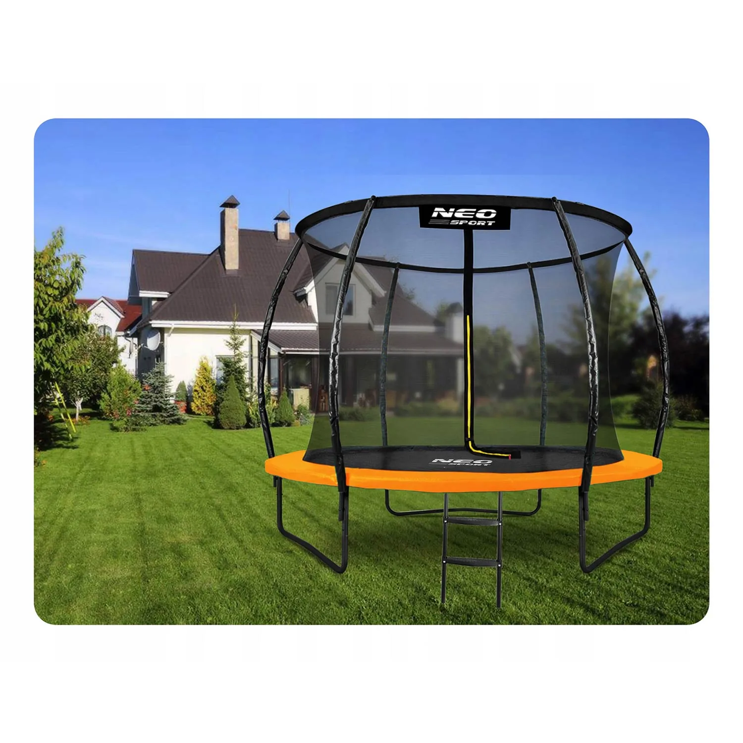 Detail produktu 4: Rebrík k trampolíne C 183-252 cm 6-8 ft 2-stupňový Neo-Sport