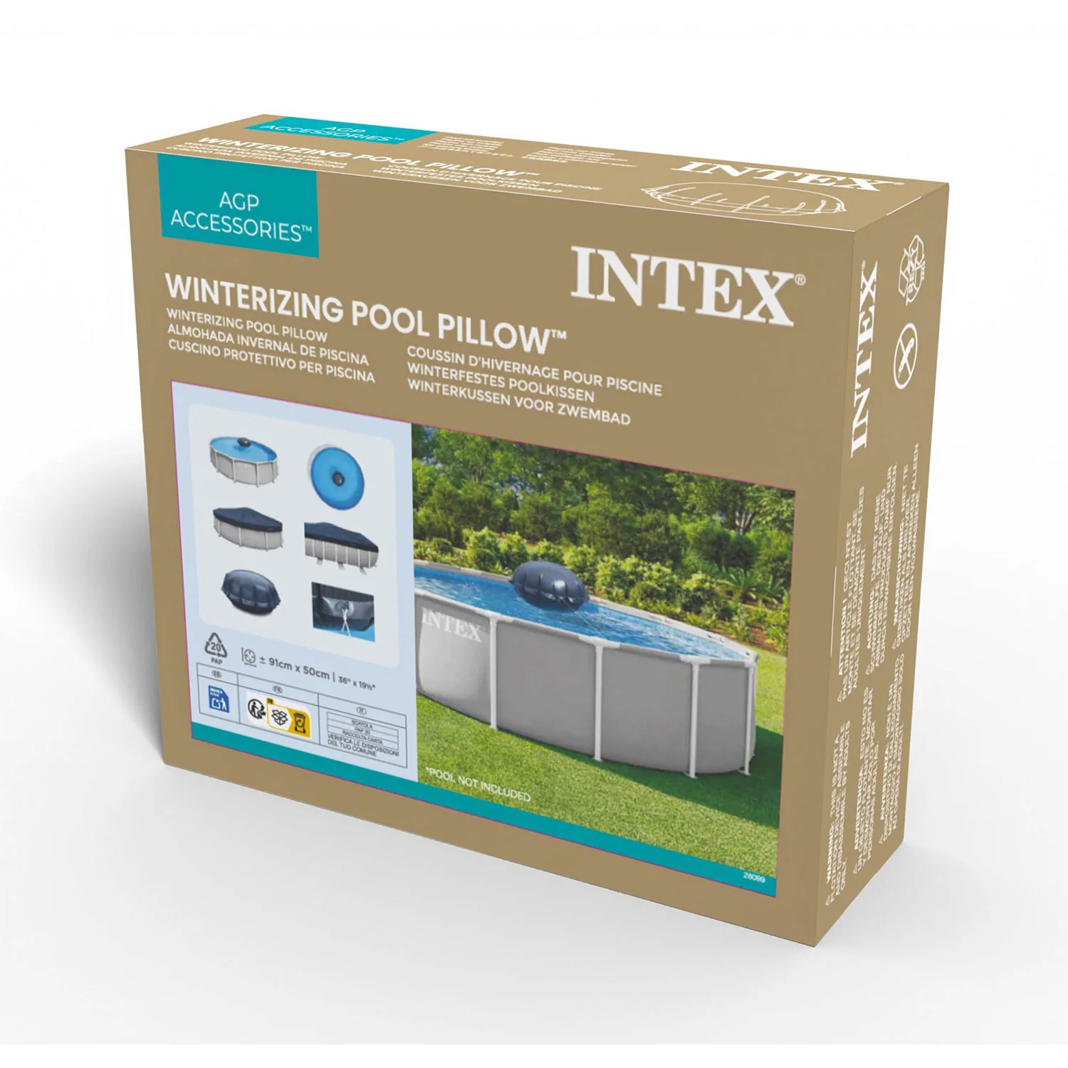 Detail produktu 6: Vzduchový vankúš do bazéna pod kryt INTEX 28099