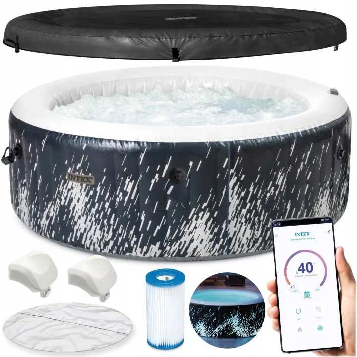Detail produktu 2: Nafukovacie SPA s hydromasážou pre 4 osoby INTEX 28494