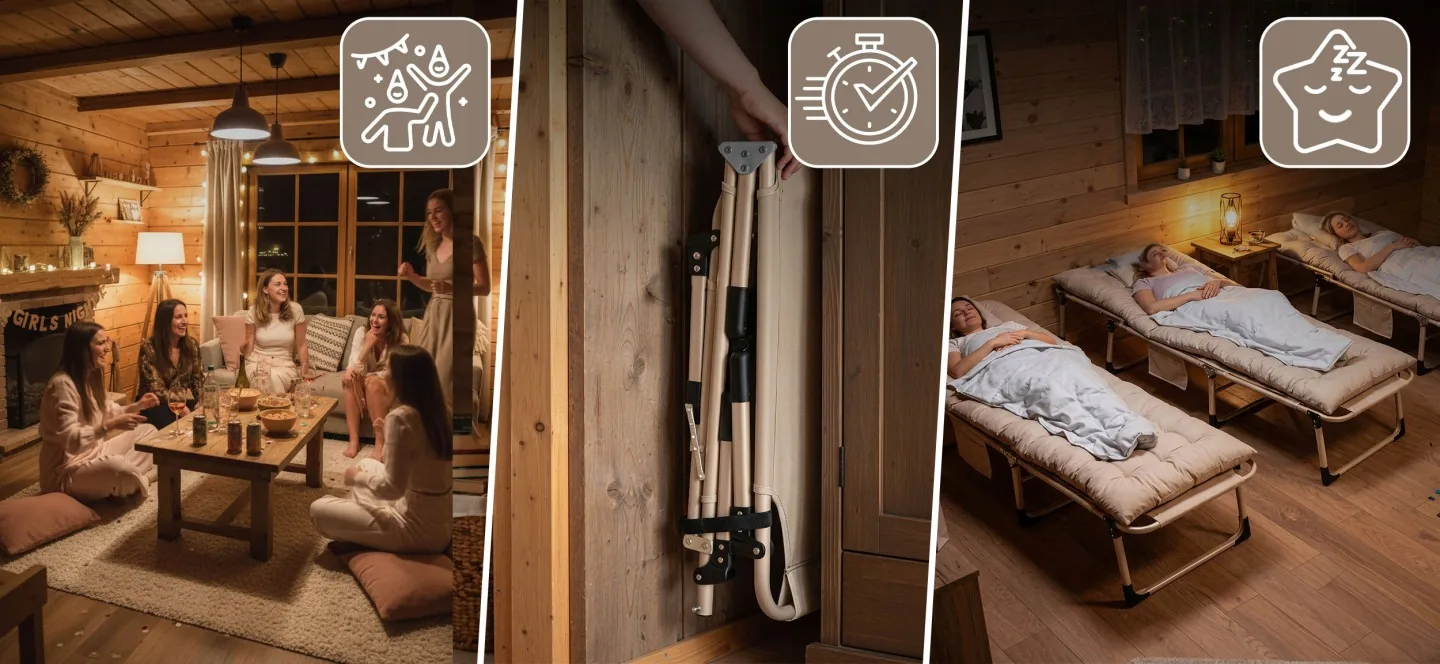 Detail produktu 6: Skladacia turistická posteľ, záhradné ležadlo ChillWell Dream Sofotel