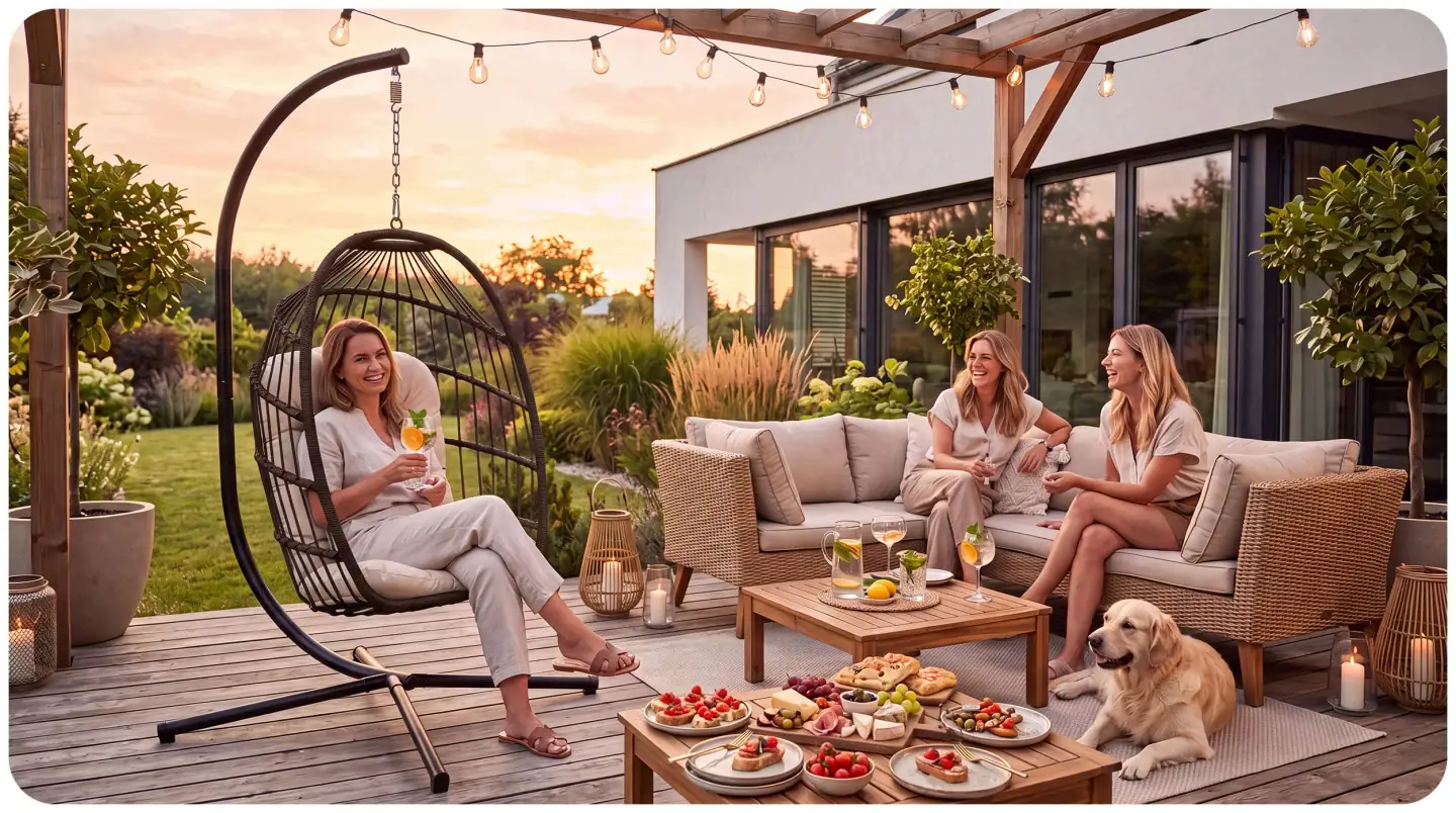Detail produktu 5: Závesné záhradné kreslo Maribella Sofotel 290500