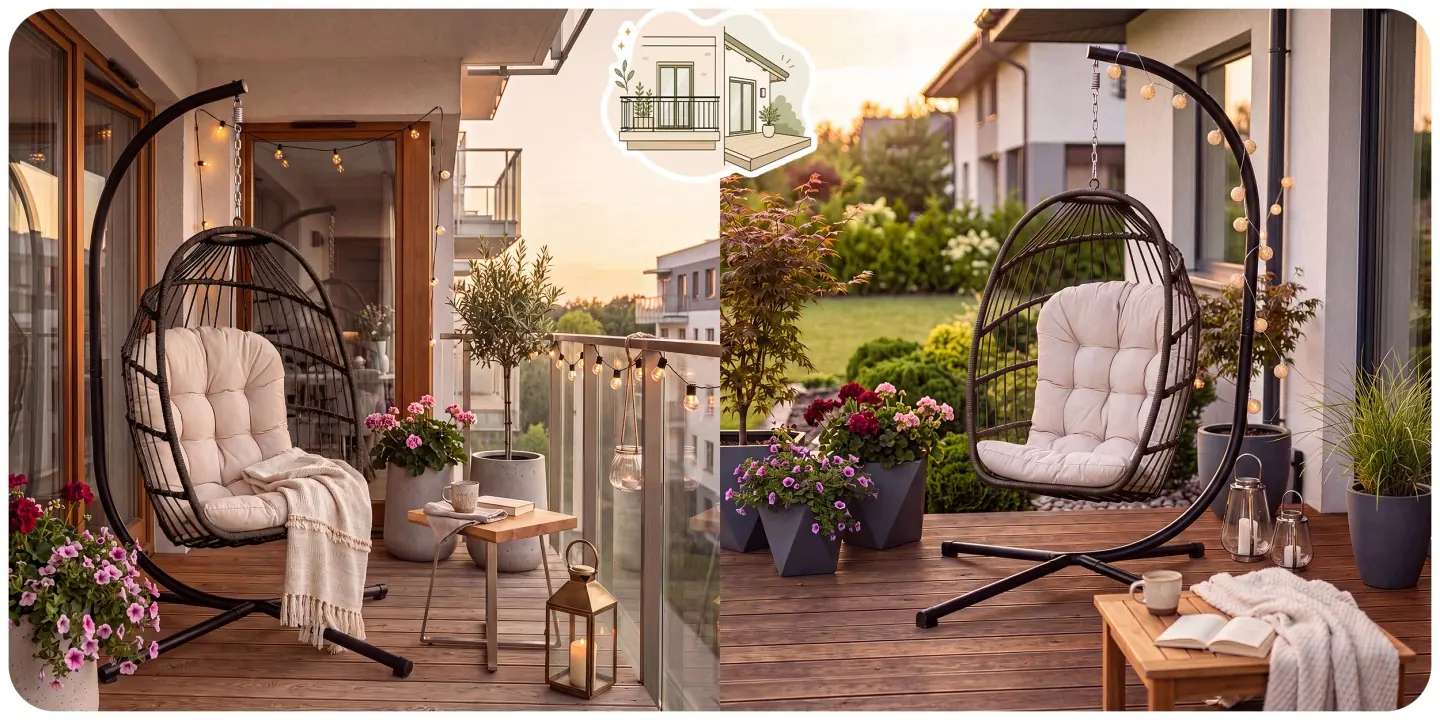Detail produktu 3: Závesné záhradné kreslo Maribella Sofotel 290500