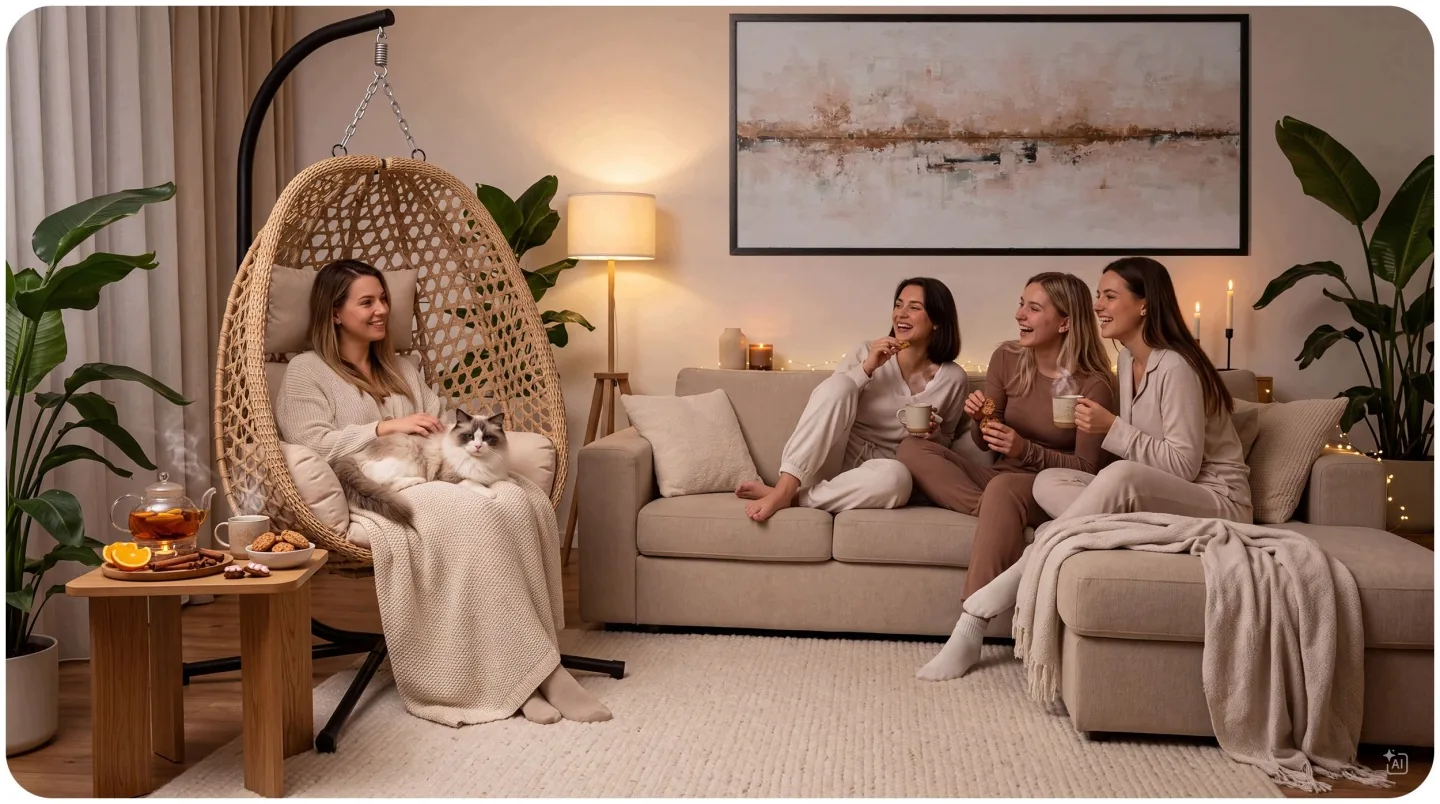 Detail produktu 13: Závesné záhradné kreslo Veneziana Sofotel 290601