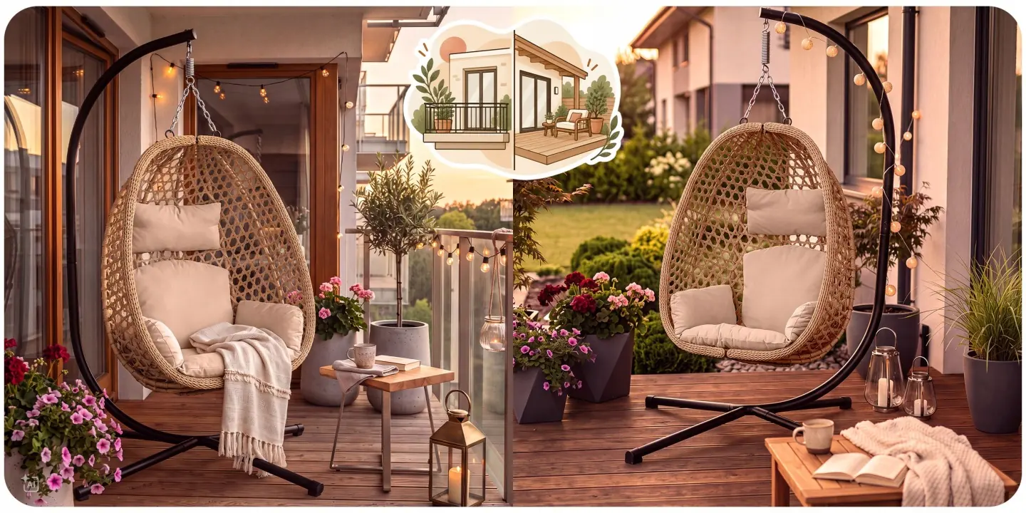 Detail produktu 3: Závesné záhradné kreslo Veneziana Sofotel 290601