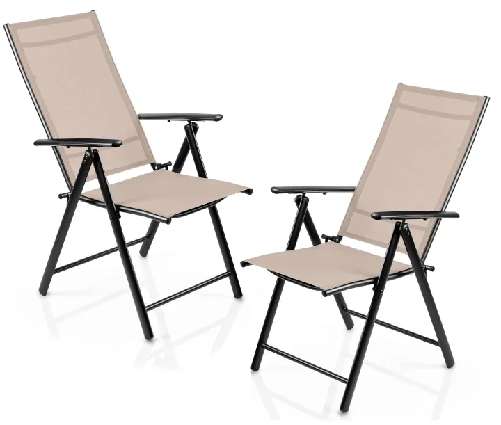 Detail produktu 2: Skladacie záhradné kreslá Sofotel SO-983, sada 2 ks, béžové