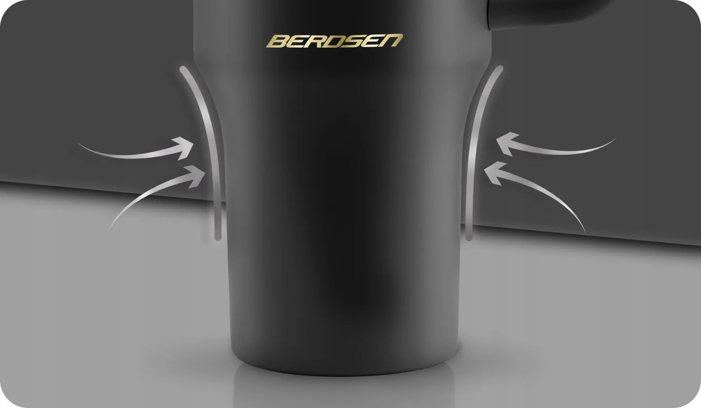 Detail produktu 7: Vákuový termohrnček so sadou slamiek 1180 ml Berdsen čierny