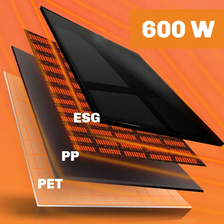 Detail produktu 15: Infračervený panelový ohrievač 600 W Berdsen BD-984, diaľkový ovládač, Wi‑Fi, aplikácia