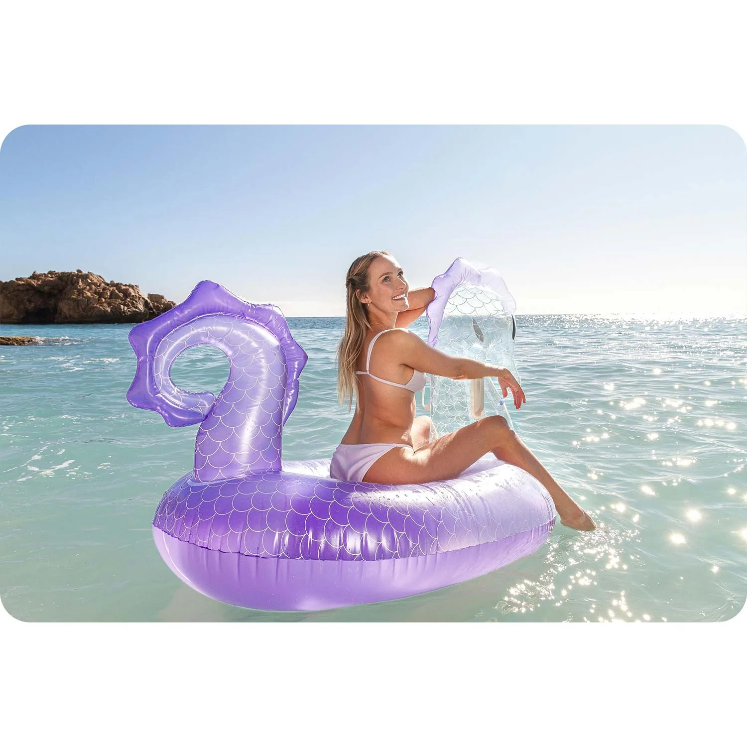 Detail produktu 2: Nafukovací plávací matrac morský koník XXL 170x120 cm Bestway