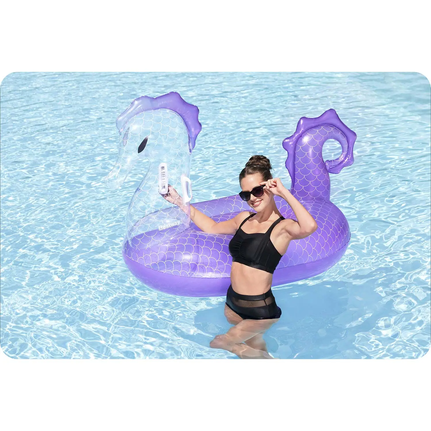 Detail produktu 5: Nafukovací plávací matrac morský koník XXL 170x120 cm Bestway