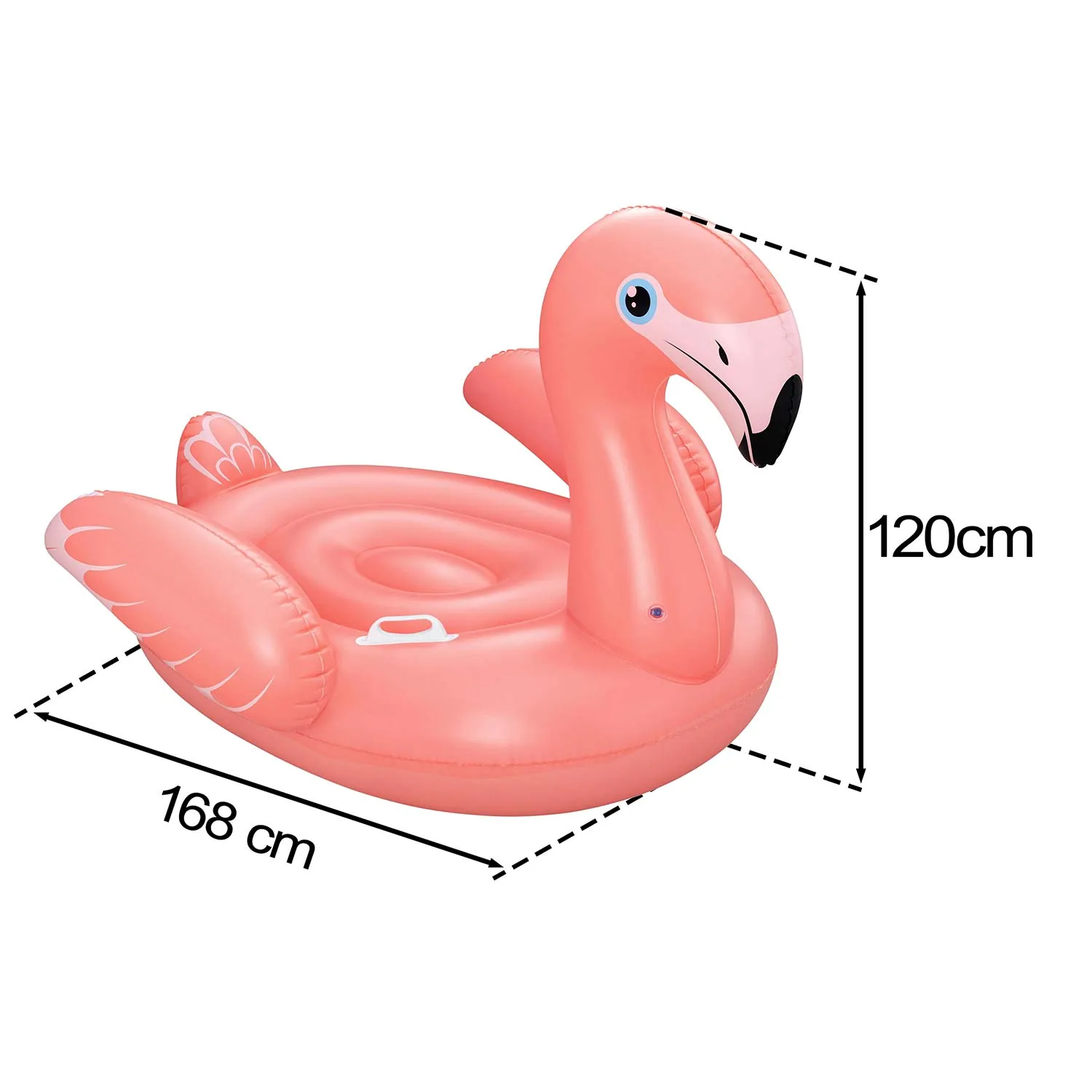Detail produktu 12: Nafukovací matrac na plávanie plameniak XXL 168x120 cm Bestway