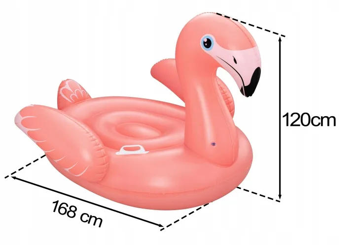 Detail produktu 9: Nafukovací matrac na plávanie plameniak XXL 168x120 cm Bestway