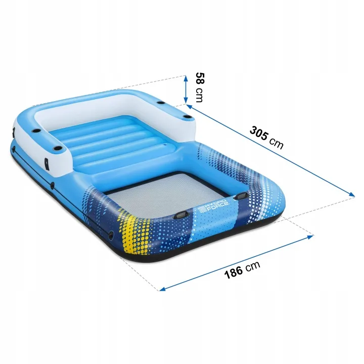 Detail produktu 7: Plávajúce ostrovné lôžko pre 4 osoby s prístreškom Summer Oasis Bestway 43645