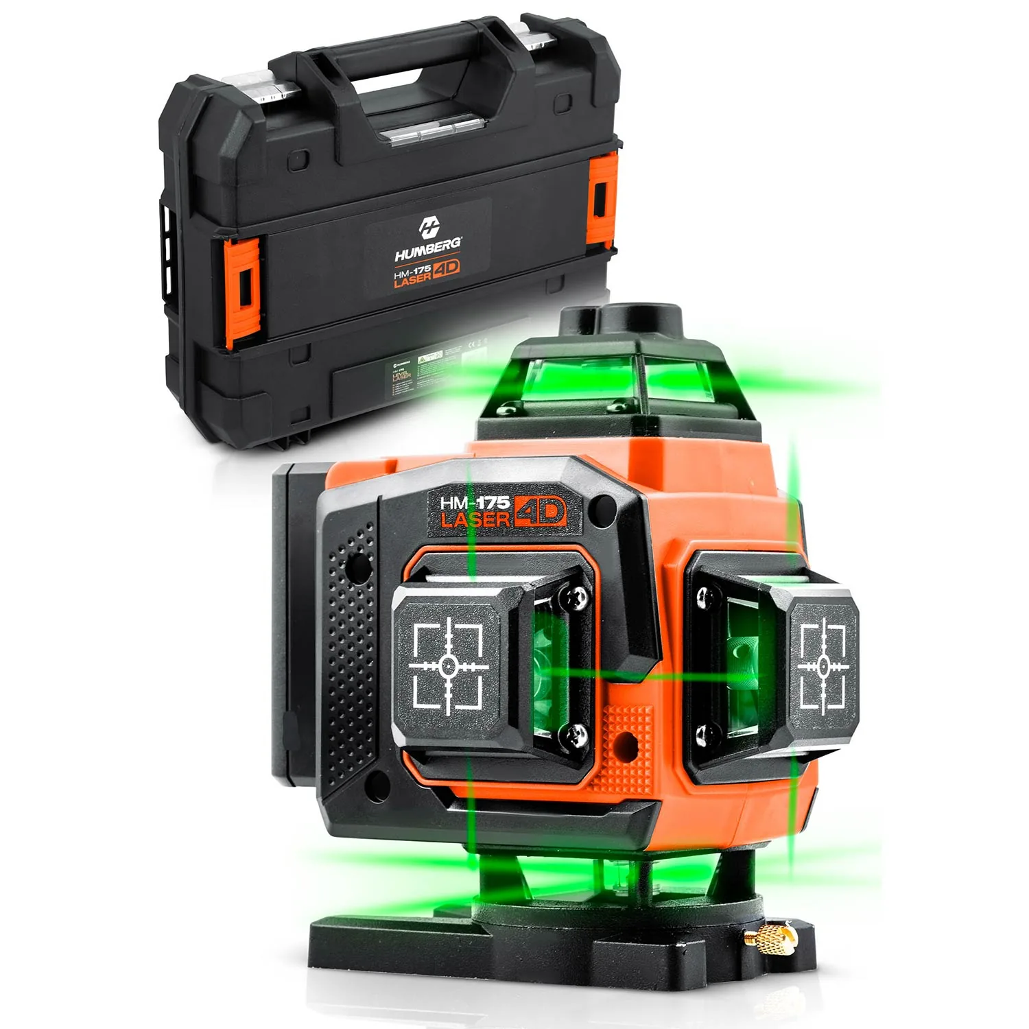 Detail produktu 3: Krížový laserový nivelátor v kufríku + príslušenstvo Humberg HM-175