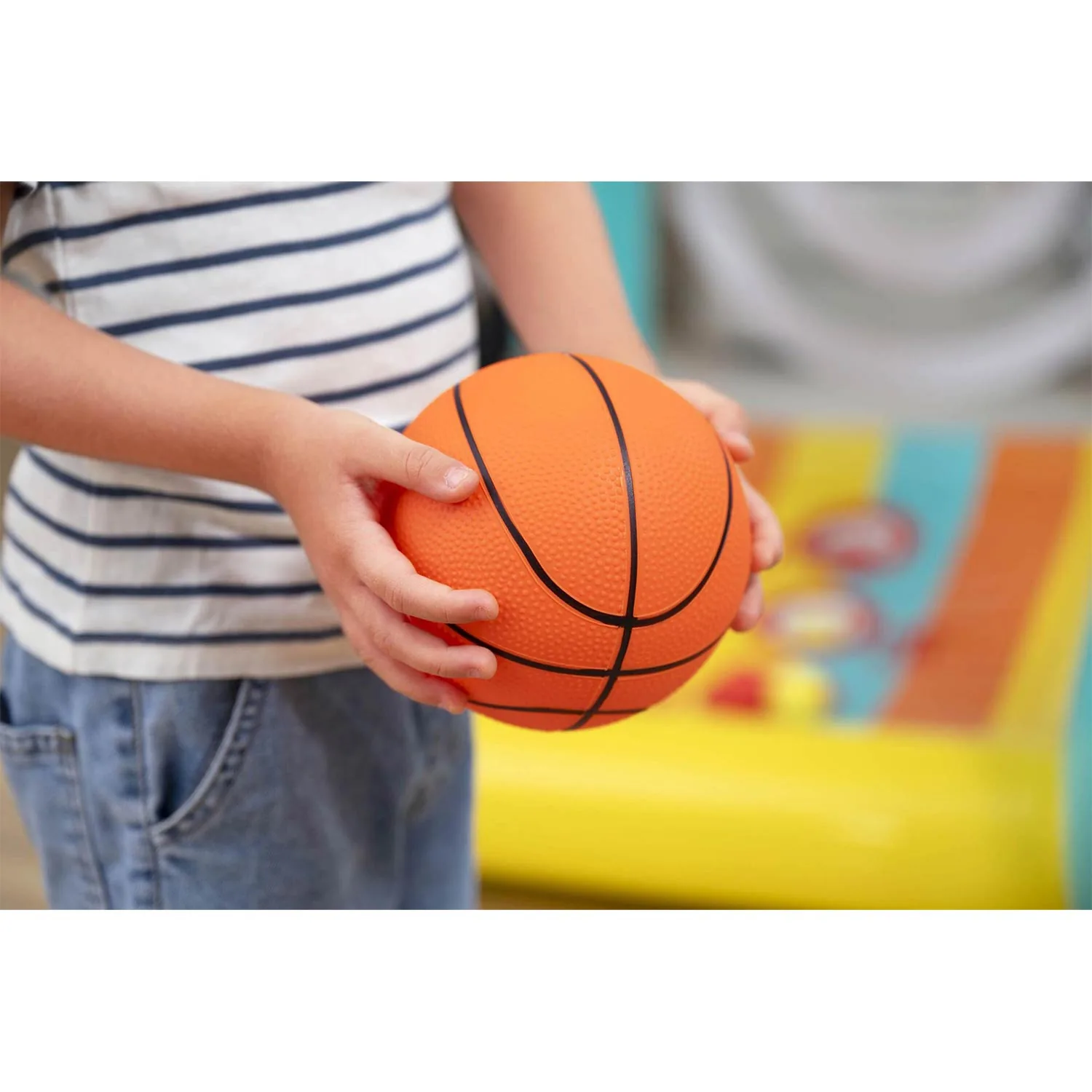 Detail produktu 13: Nafukovacia záhradná hra 3 v 1 basketbal, futbal, cieľ 127x109x178 cm Bestway 52813