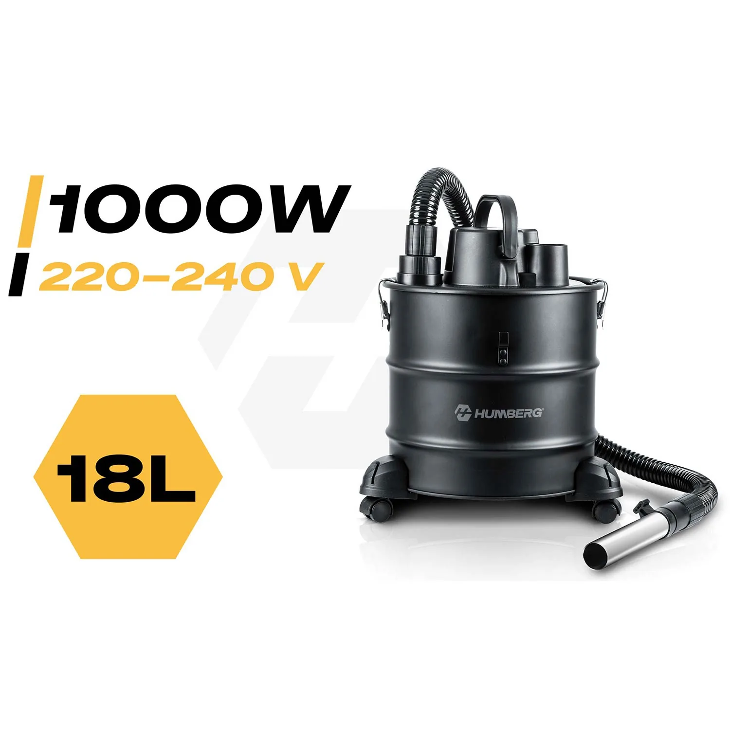 Detail produktu 5: Vysávač na popol z krbu, pece a grilu, krbový, 1000 W HM-405