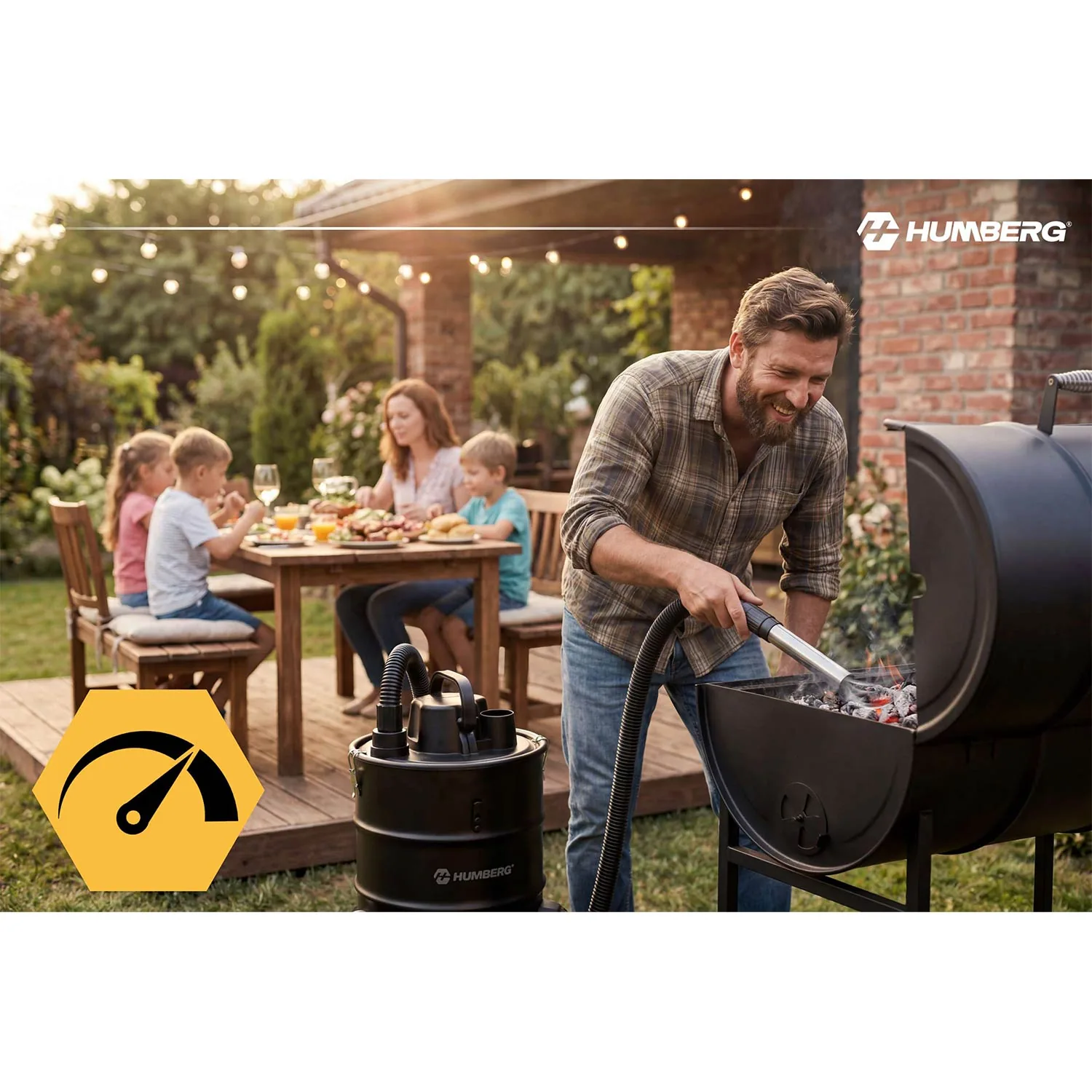 Detail produktu 9: Vysávač na popol z krbu, pece a grilu, krbový, 1000 W HM-405