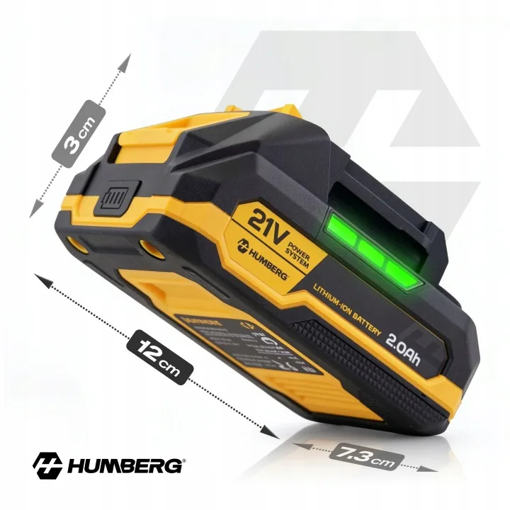 Detail produktu 15: Akumulátor 21 V 2 Ah do elektrického náradia Humberg Li-Ion 5 článkov HM-433