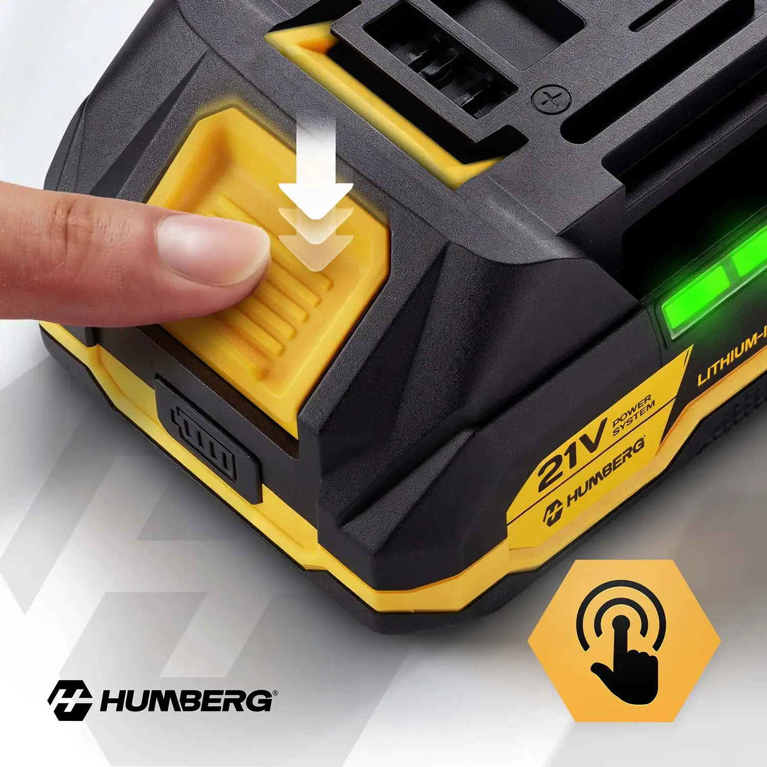 Detail produktu 2: Akumulátor 21 V 2 Ah do elektrického náradia Humberg Li-Ion 5 článkov HM-433
