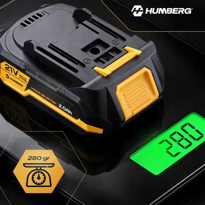 Detail produktu 11: Akumulátor 21 V 2 Ah do elektrického náradia Humberg Li-Ion 5 článkov HM-433