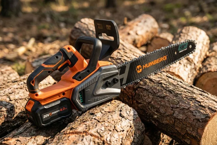 Detail produktu 13: Reťazová píla 12" akumulátorová píla na drevo Humberg HM-436