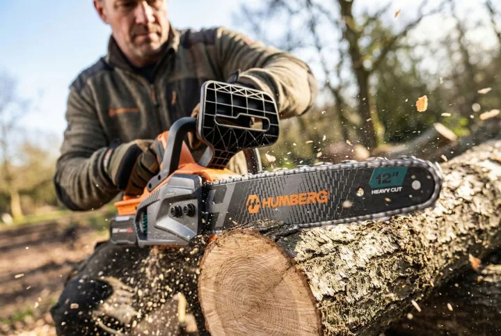 Detail produktu 12: Reťazová píla 12" akumulátorová píla na drevo Humberg HM-436