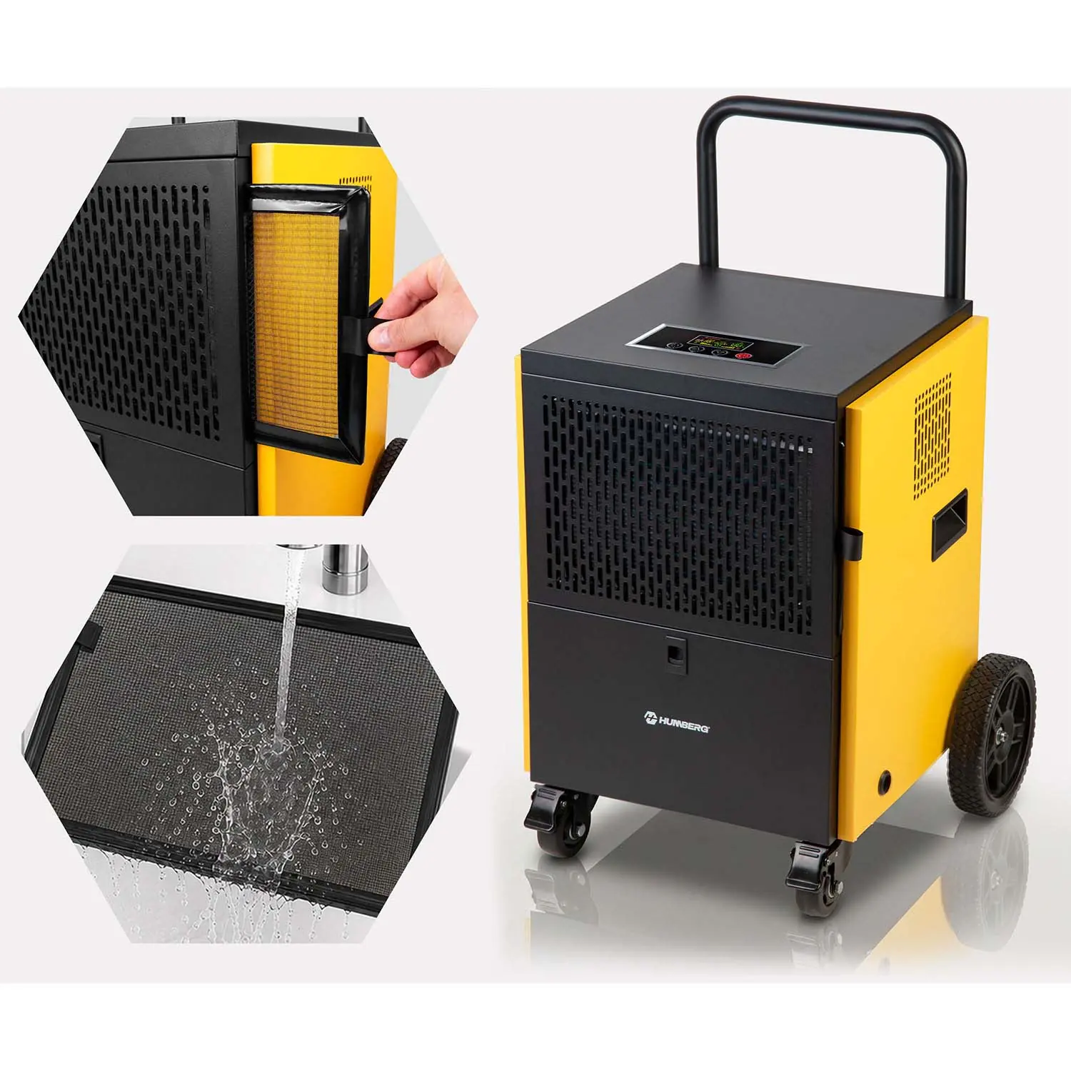 Detail produktu 5: Priemyselný stavebný odvlhčovač vzduchu 60 l/24 h Humberg HM-483