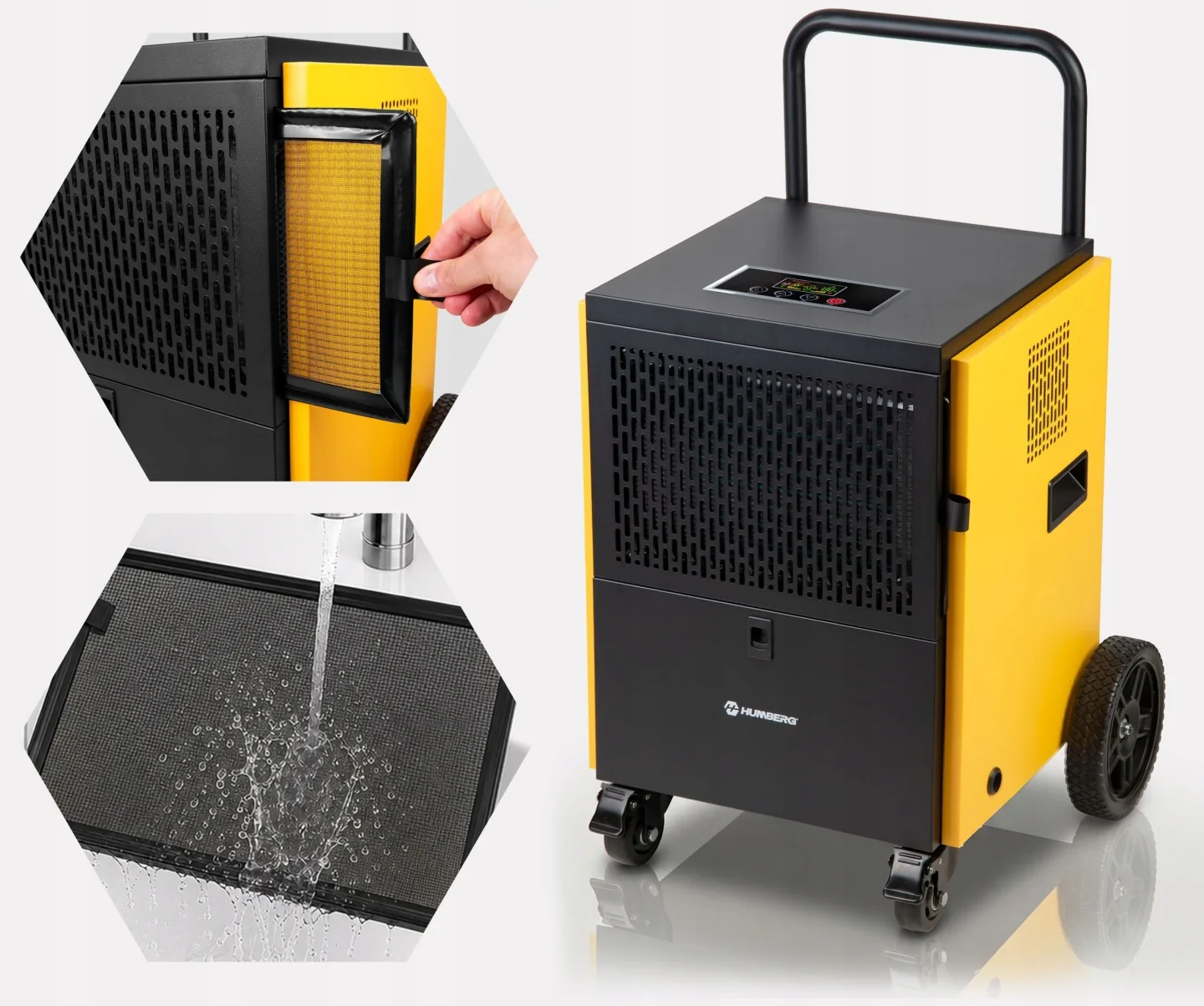 Detail produktu 17: Priemyselný stavebný odvlhčovač vzduchu 60 l/24 h Humberg HM-483