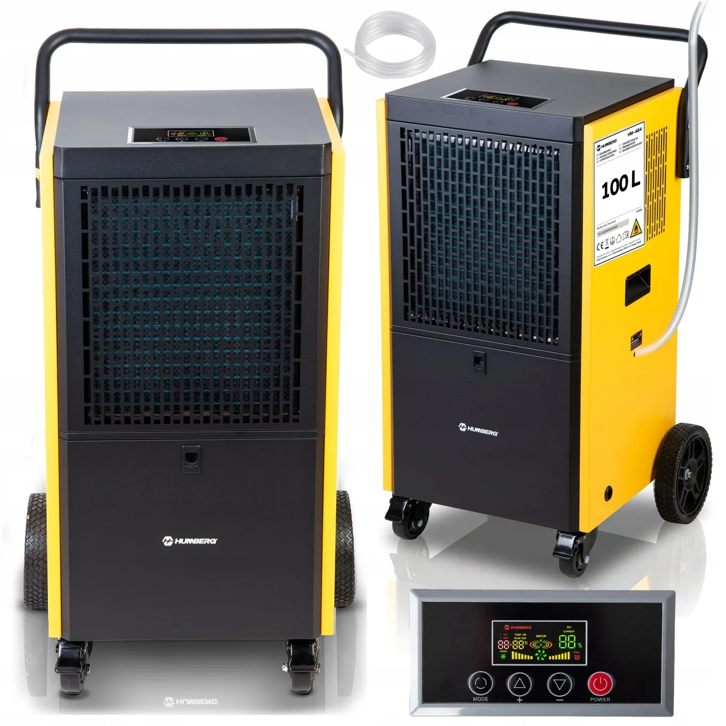 Detail produktu 29: Priemyselný stavebný odvlhčovač vzduchu 100 l/24 h Humberg HM-484