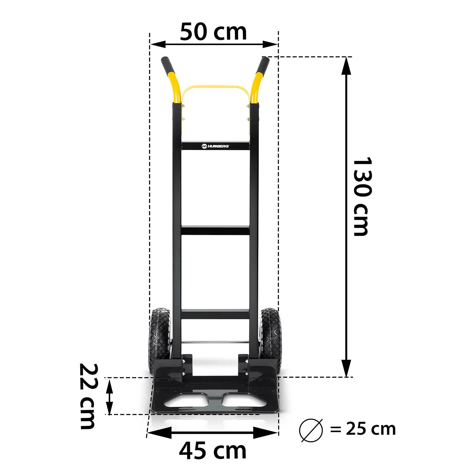 Detail produktu 14: Skladací transportný rudlový vozík skladný do skladu 250 kg Humberg HM-516