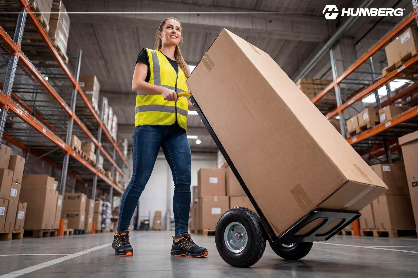 Detail produktu 4: Skladací transportný rudlový vozík skladný do skladu 250 kg Humberg HM-516