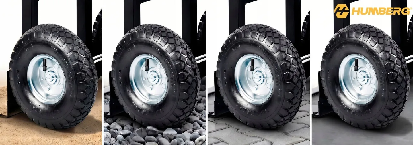 Detail produktu 7: Skladací transportný rudlový vozík skladný do skladu 250 kg Humberg HM-516
