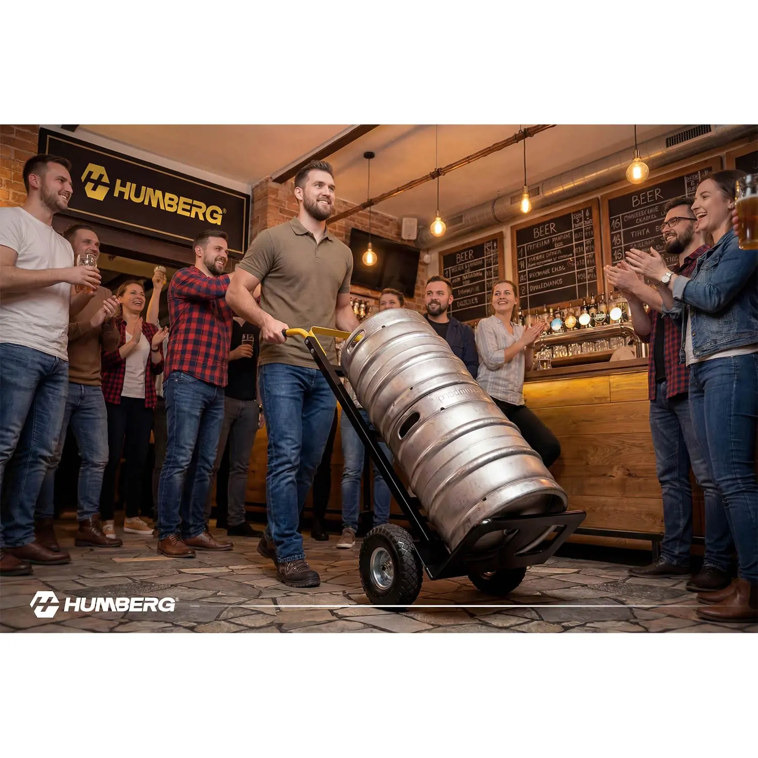 Detail produktu 9: Skladací transportný rudlový vozík skladný do skladu 250 kg Humberg HM-516