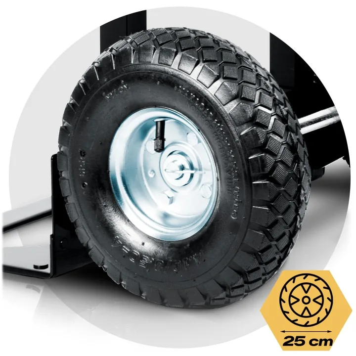 Detail produktu 6: Skladací transportný rudlový vozík skladný do skladu 250 kg Humberg HM-516